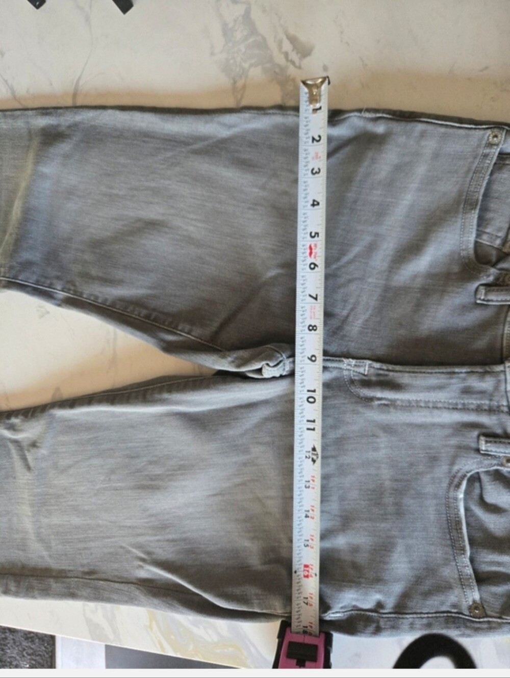 NWT! Lucky Brand Sweet Mid Straight Leg Jeans in Light Gray. Size 4/27 - Picture 5 of 14